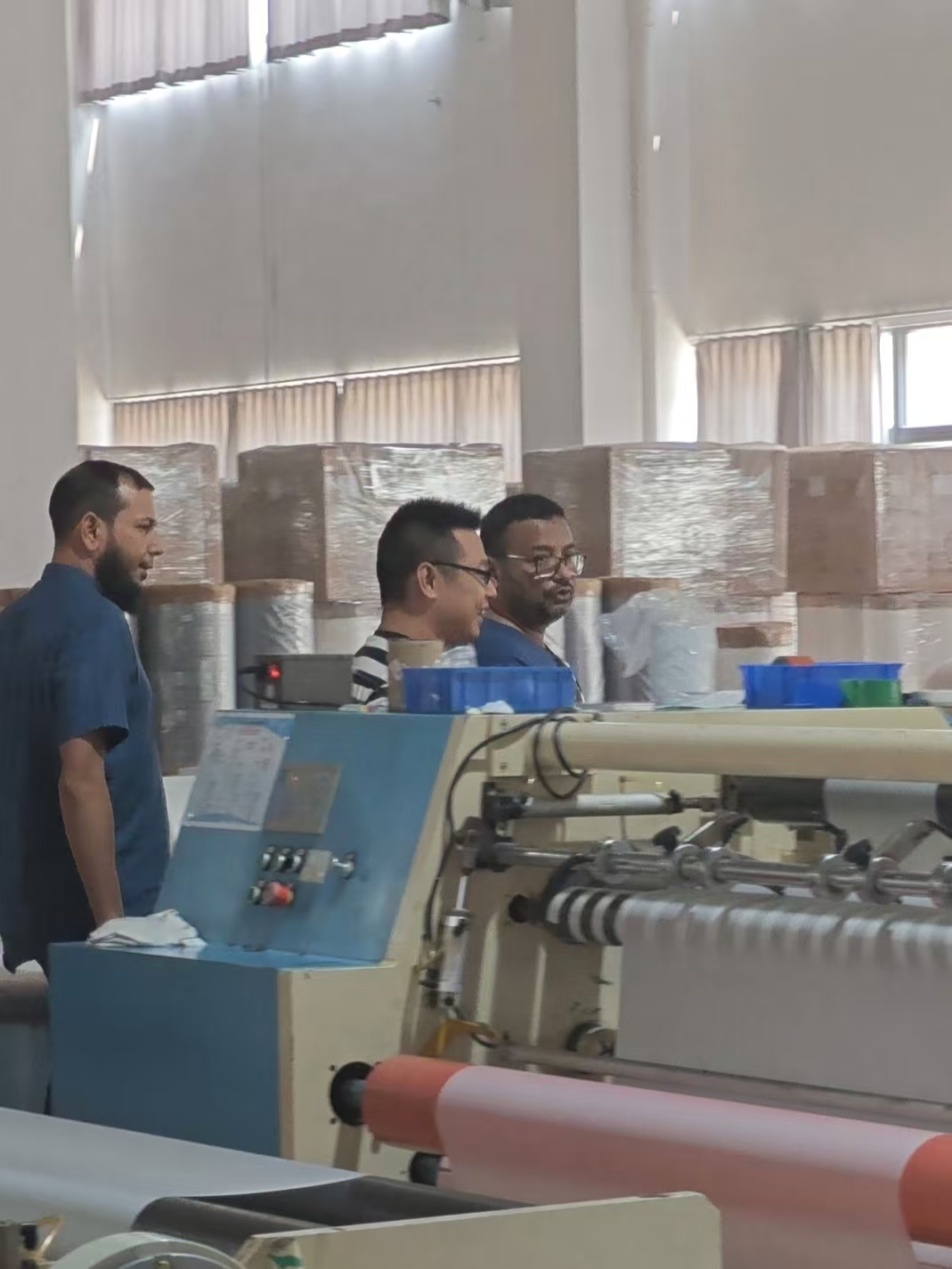 Pelanggan Mexico datang ke kilang kami untuk pemeriksaan dan kerjasama